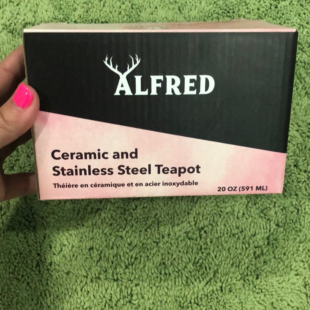 BRAND NEW Ceramic and stainless steel teapot